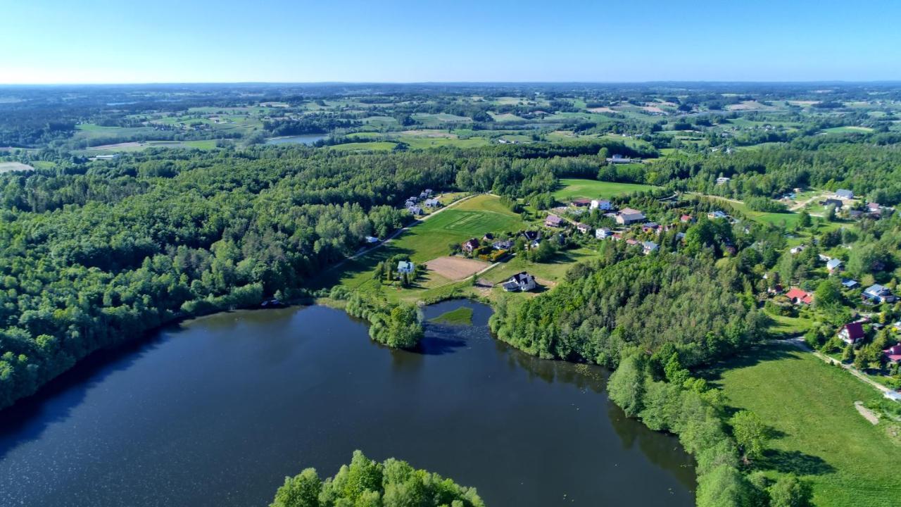 Osada Skoczkowo Komfortowe Domki Z Jacuzzi Nad Jeziorem- Sauna- Balia- Prywatny Staw Wedkarski Podiazy Extérieur photo