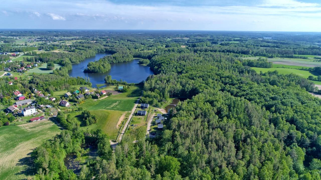 Osada Skoczkowo Komfortowe Domki Z Jacuzzi Nad Jeziorem- Sauna- Balia- Prywatny Staw Wedkarski Podiazy Extérieur photo