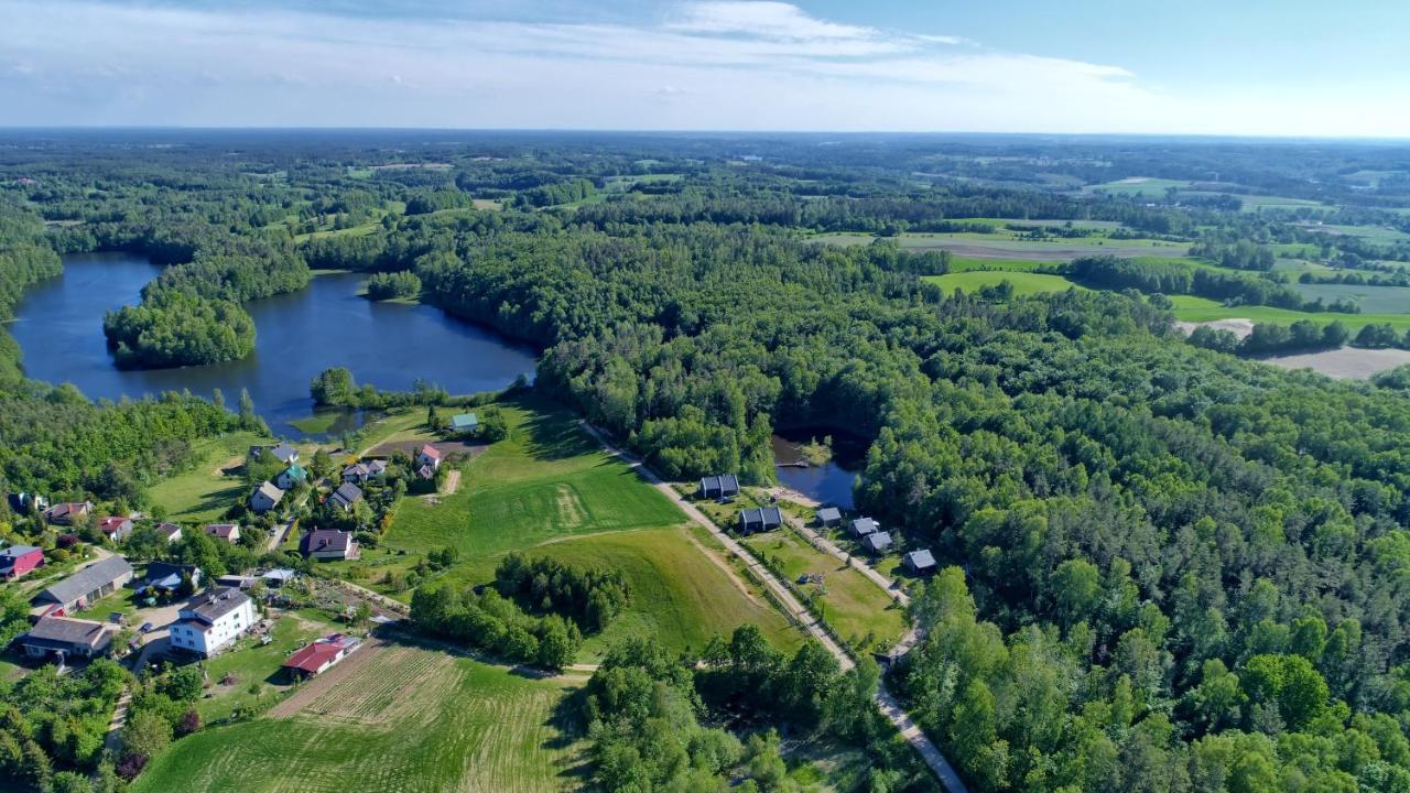 Osada Skoczkowo Komfortowe Domki Z Jacuzzi Nad Jeziorem- Sauna- Balia- Prywatny Staw Wedkarski Podiazy Extérieur photo