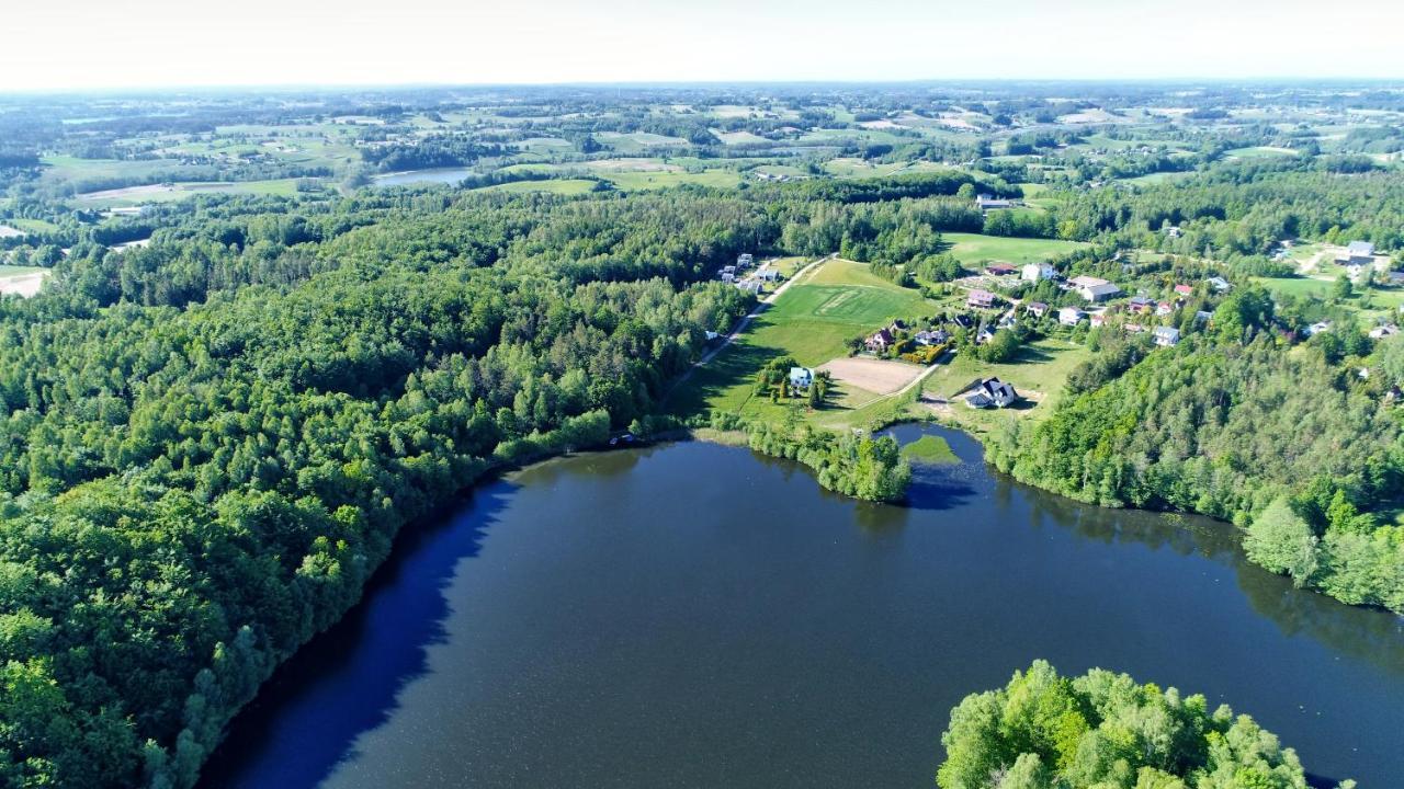 Osada Skoczkowo Komfortowe Domki Z Jacuzzi Nad Jeziorem- Sauna- Balia- Prywatny Staw Wedkarski Podiazy Extérieur photo